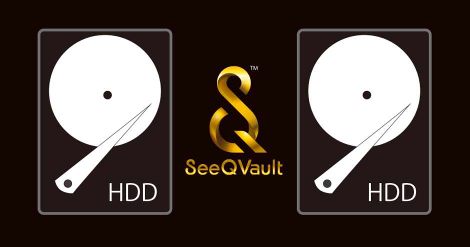 SeeQVault対応HDDをクローン