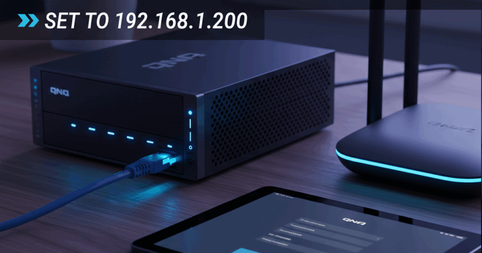 NAS IP固定192.168.1.200